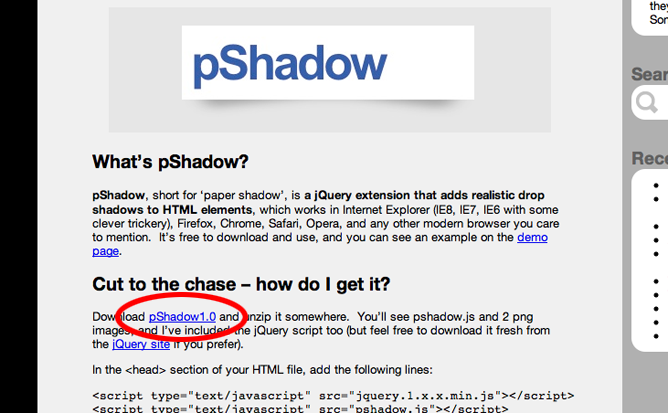 pShadowのダウンロード
