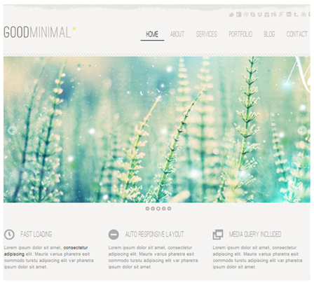 Good Minimal – A Responsive WordPress Theme
