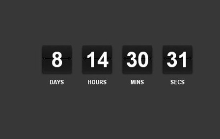 How to Code a jQuery Rolodex-Style Countdown Ticker
