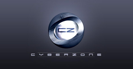 Metallic Logo Design – Cyber Zone