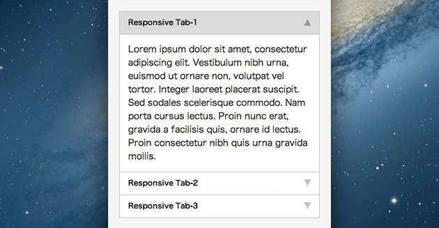 Easy Responsive Tabs to Accordion