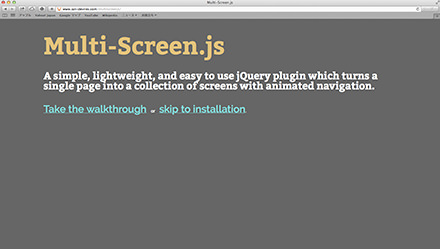 Multi-Screen.js