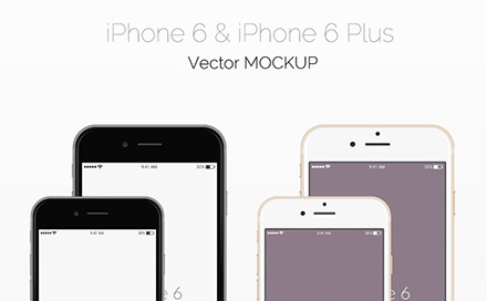 Free PSD iPhone 6 Mockups