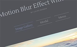 Motion Blur Effect with SVG
