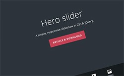 Hero slider