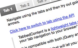 TabbedContent