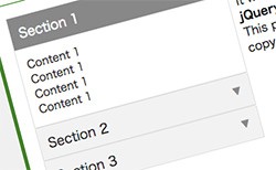 Woco Accordion jQuery plugin