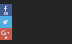 jQuery Floating Social Share
