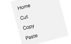 jQuery Context Menu