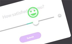 How satisfied are you? Slider