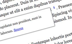 jQuery Inline Footnotes