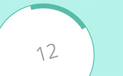 CSS Jquery Pie Countdown Timer
