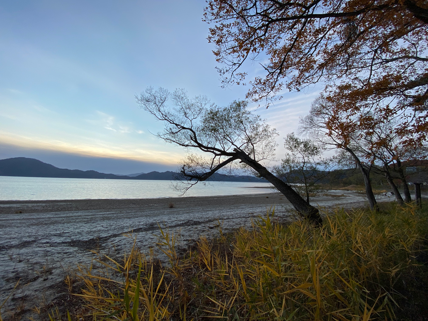 iPhone 11 Proの超広角レンズで撮影した田沢湖