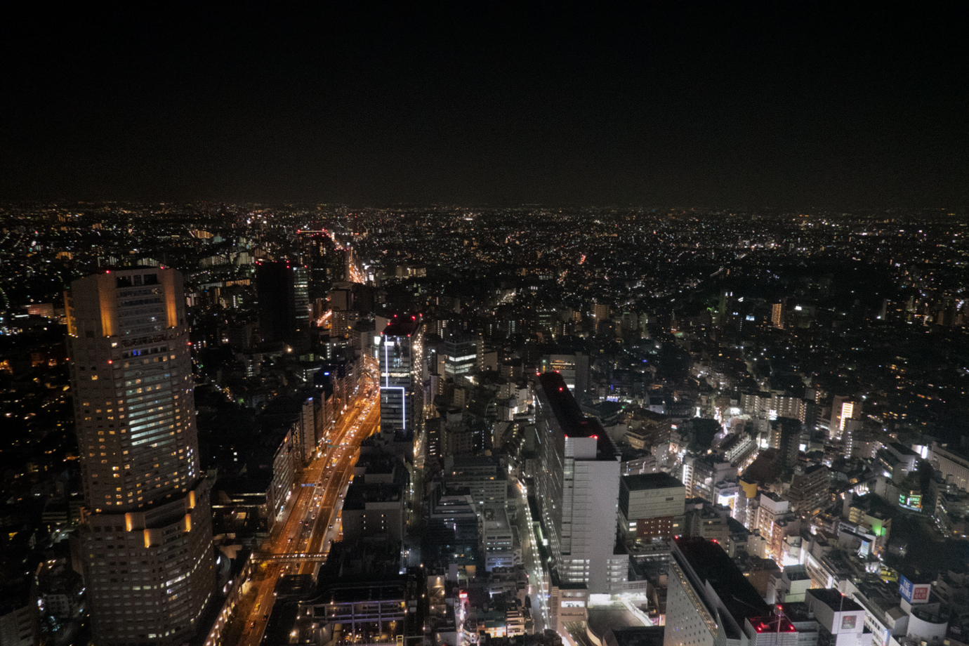 SHIBUYA SKYからの夜景