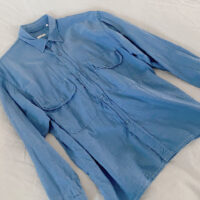 COMOLI ベタシャンCPOシャツ（サックス）