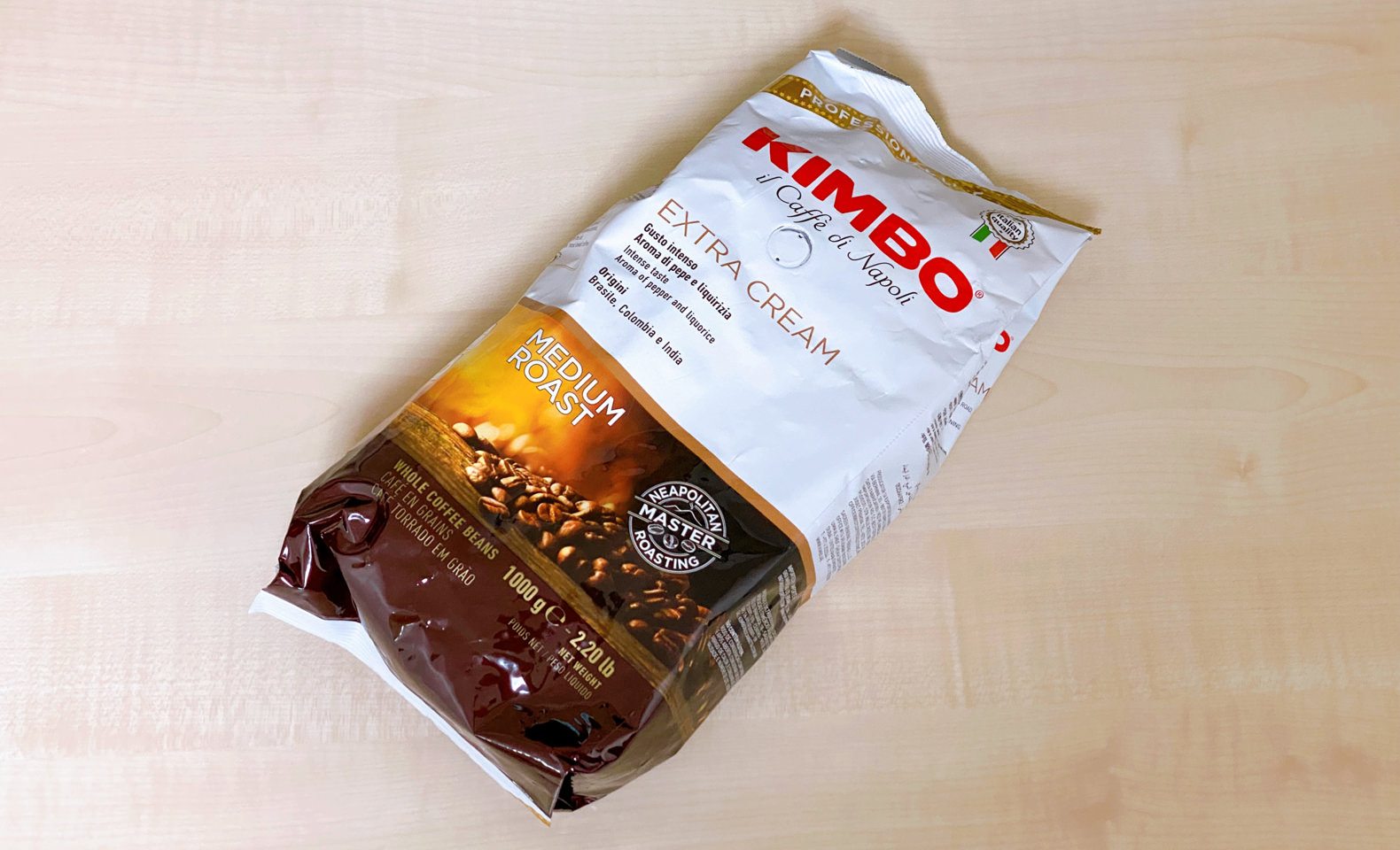 キンボ エキストラクリーム KIMBO EXTRA CREAM 1000g ③ 本日のコーヒー豆（キンボ エキストラクリーム）