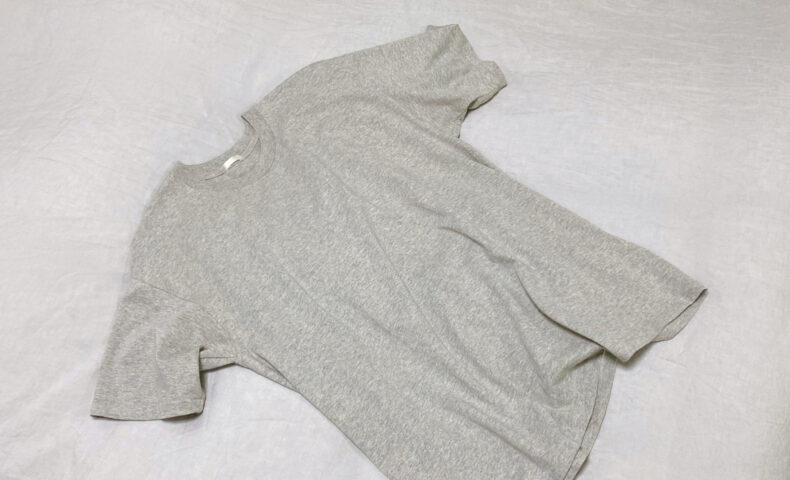 COMOLI 空紡天竺 半袖Tシャツ グレー