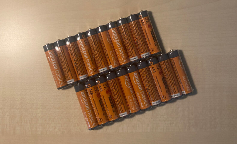 Amazonベーシックの単4電池