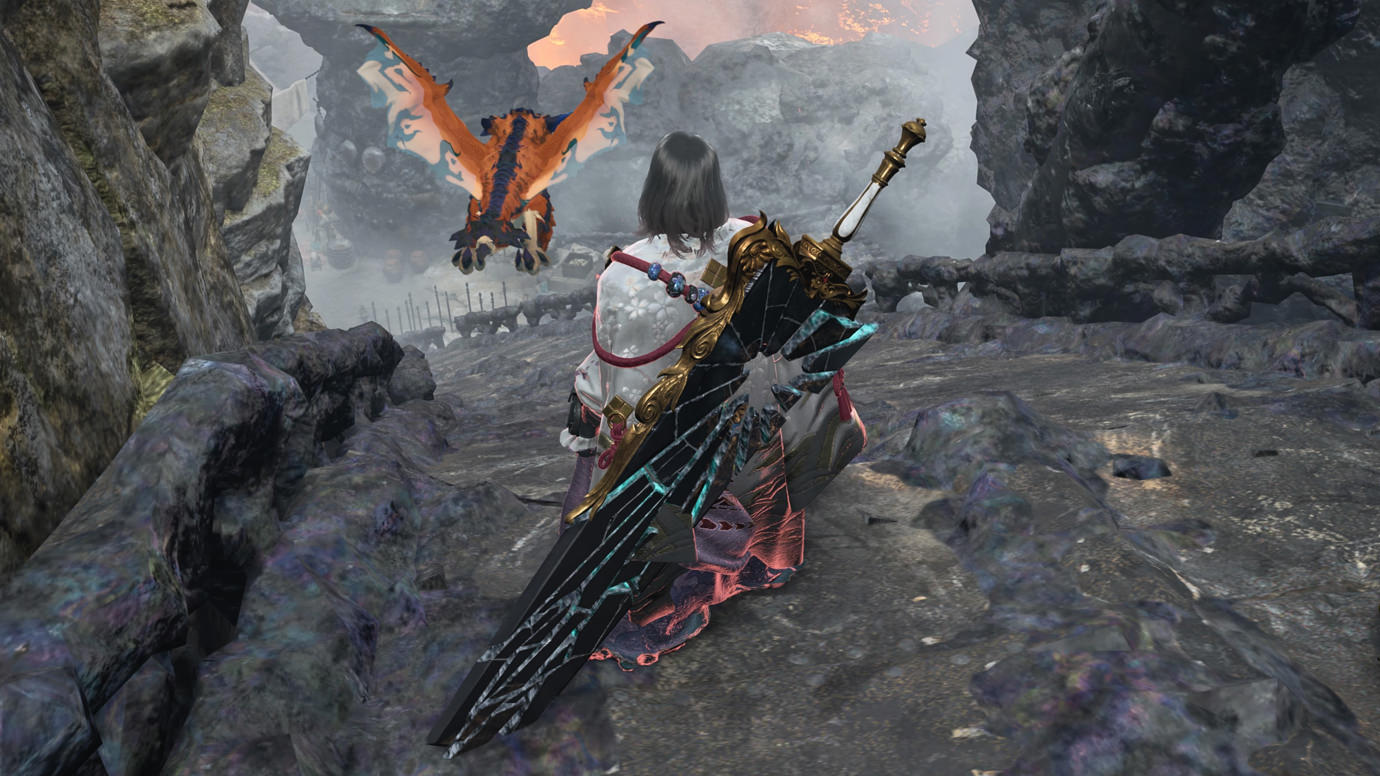 春っぽい衣装(背面)