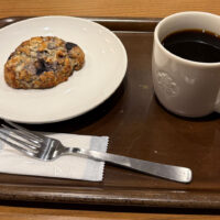 ブルーベリースコーンとドリップ