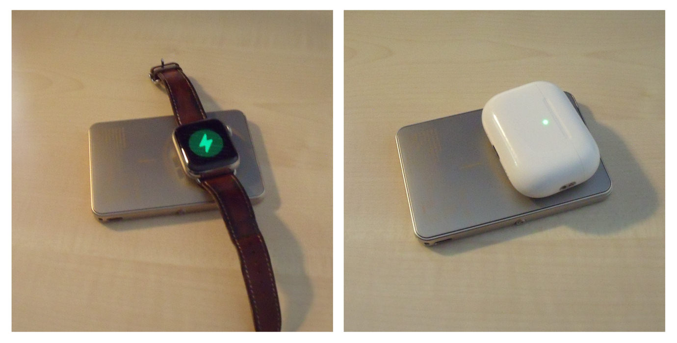 Apple WatchとAirPods Pro 3を充電